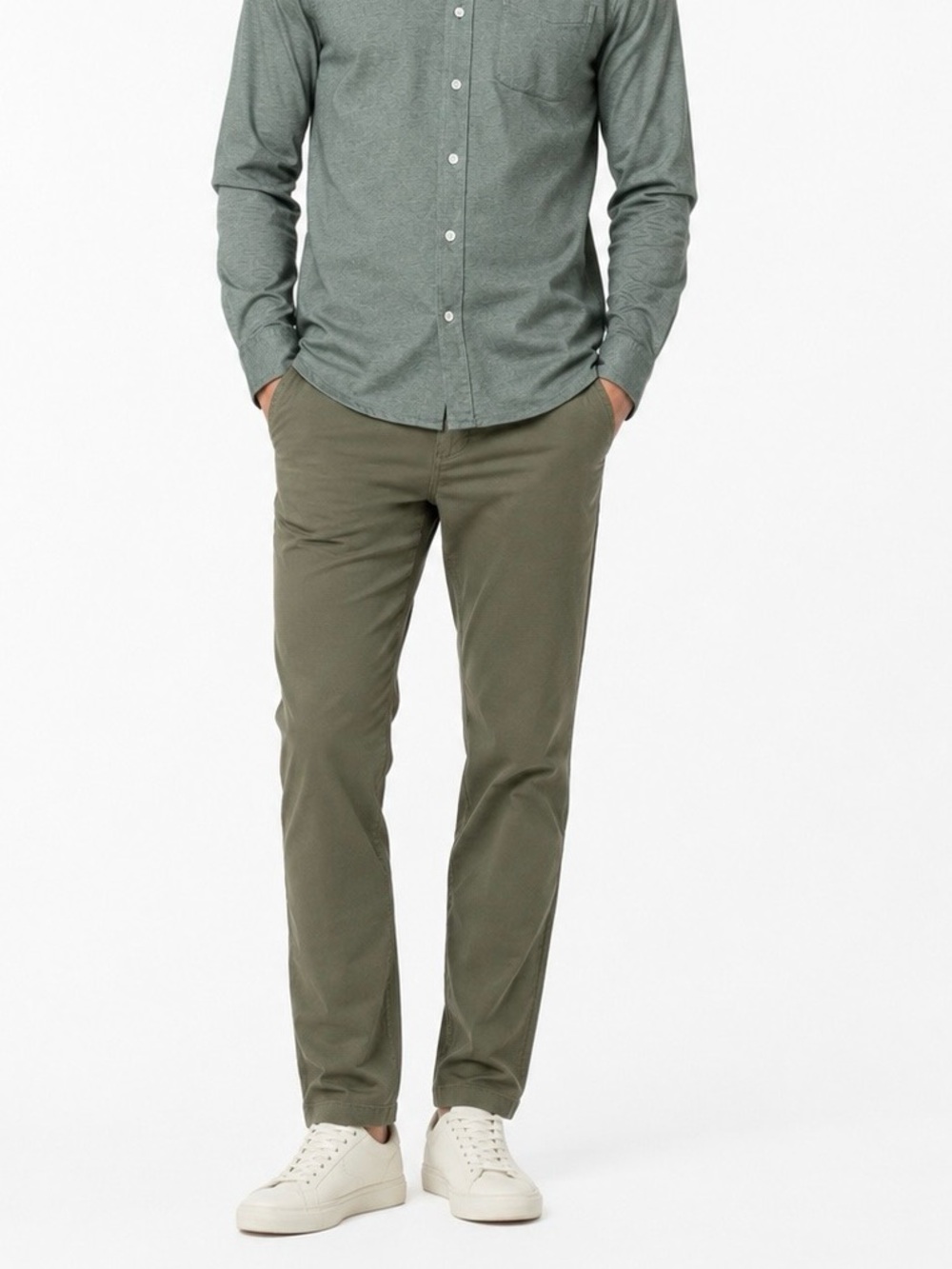 J.Crew Flex Slim Olive Chino Pants Men’s 30x30 Stretch